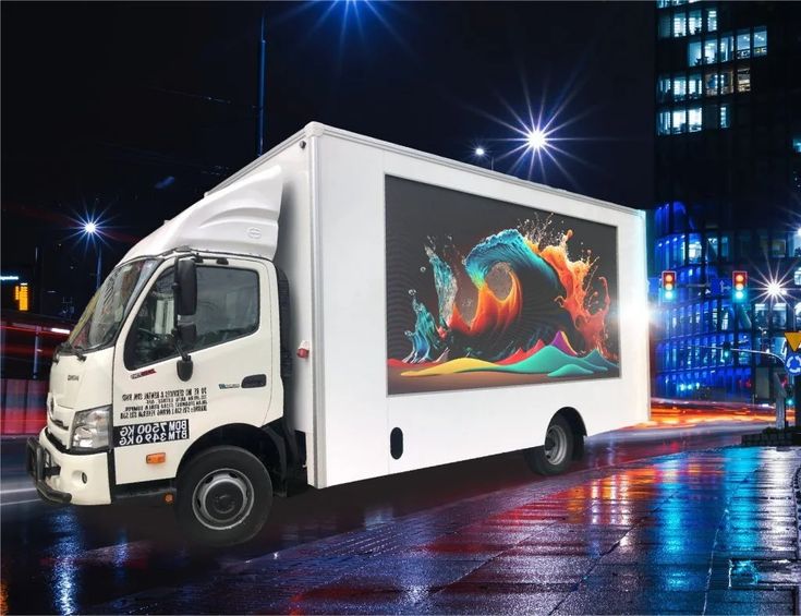 LED Mobile Van Advertising